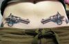 duel gun tattoos